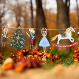 Çok Renkli  Figürlü Yılbaşı Temalı Parti Banner