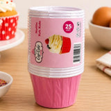 Pembe  Kraft Muffin Kek Kalıbı