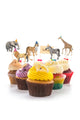 Multicolor Safari Themed 12-Piece Cupcake Topper Set