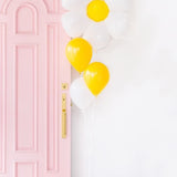 Beyaz  Papatya Balon Set