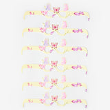 Çok Renkli  Kelebek Temalı Çocuk Parti Gözlüğü Set