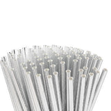 Gümüş  24'lü Parlak Kağıt Parti Pipeti