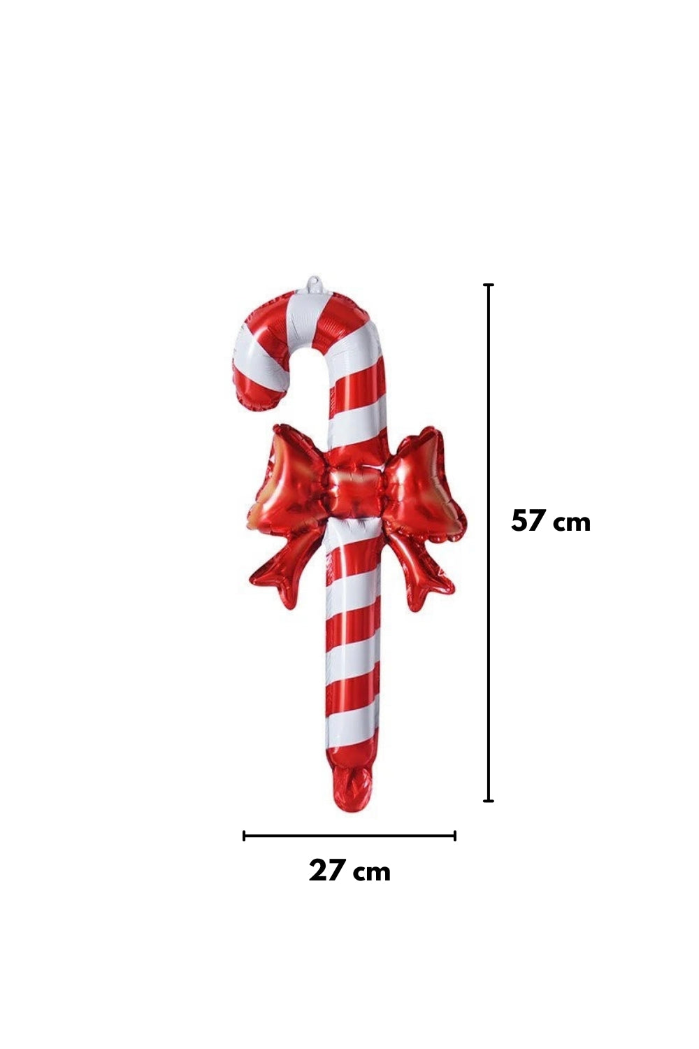 Beyaz  Baston Şeker Figür Parti Balonu