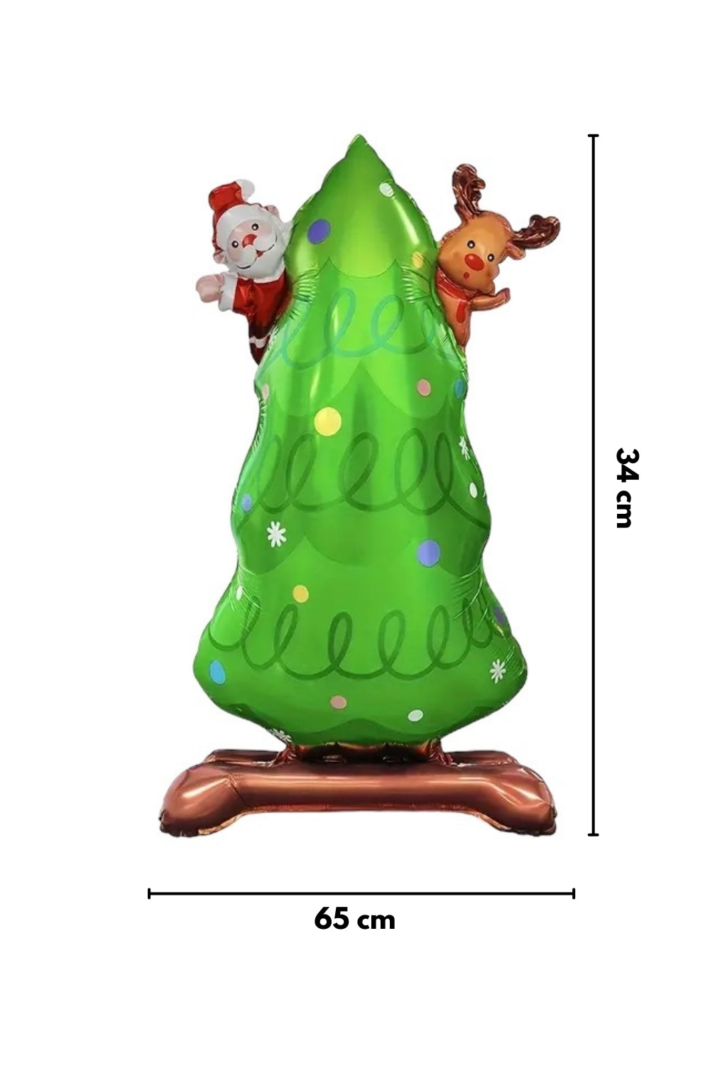 Yeşil  Çam Ağacı Model Parti Balonu