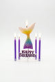 Lila Deniz Kızı Figürlü Happy Birthday Mum Set