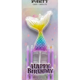 Lila Deniz Kızı Figürlü Happy Birthday Mum Set