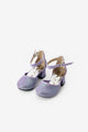 Lilac Glittery High Heeled Girls' Shoes