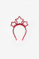 Red Sequined Star Girl's Crown