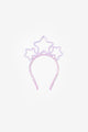 Lilac Sequined Star Girl's Crown