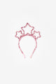 Pink Sequined Star Girl's Crown