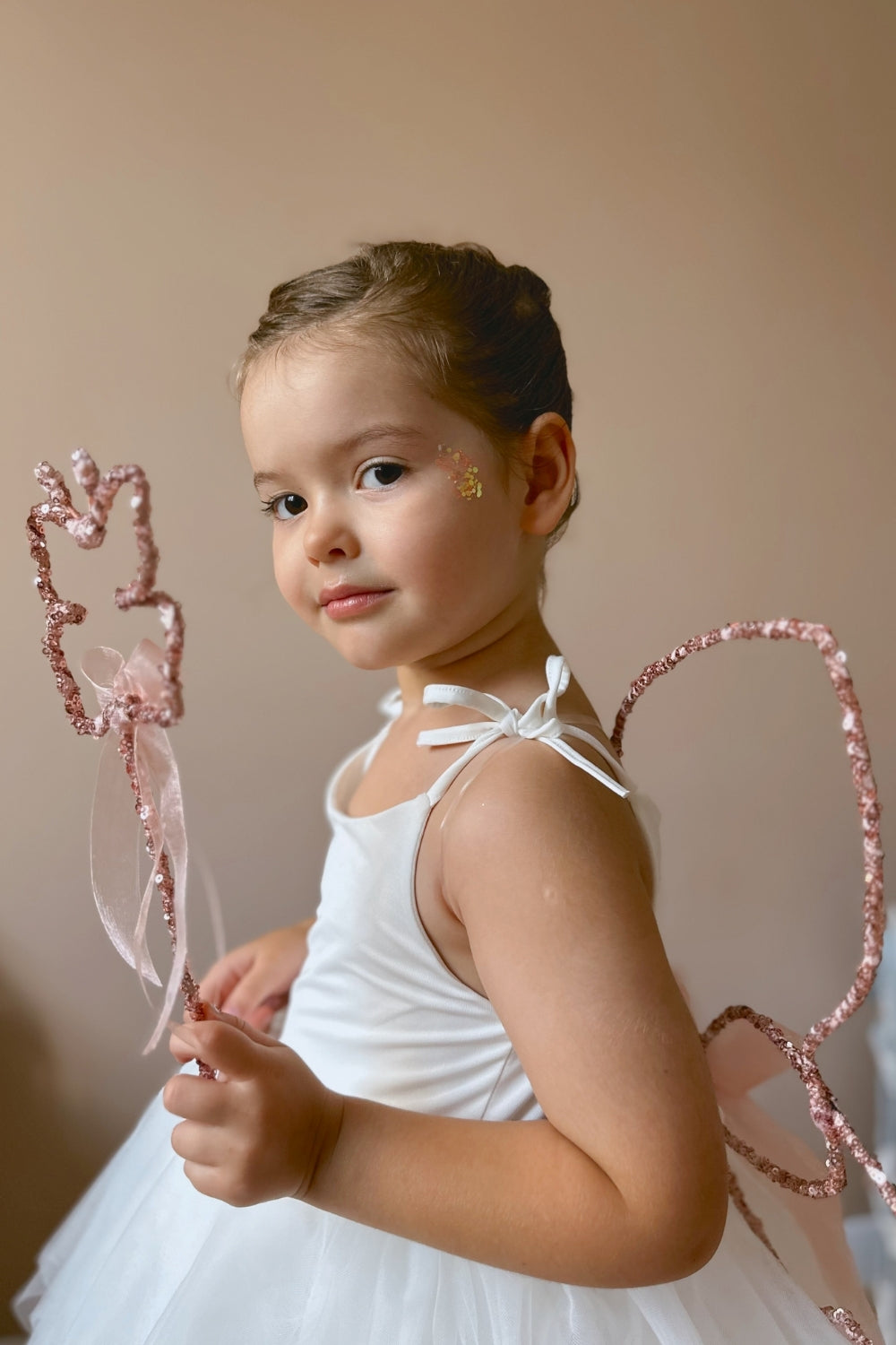 Rose Pullu 2'li Kelebek Kanat Asa Set
