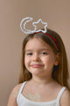 Red Sequined Star and Crescent Girls' Crown