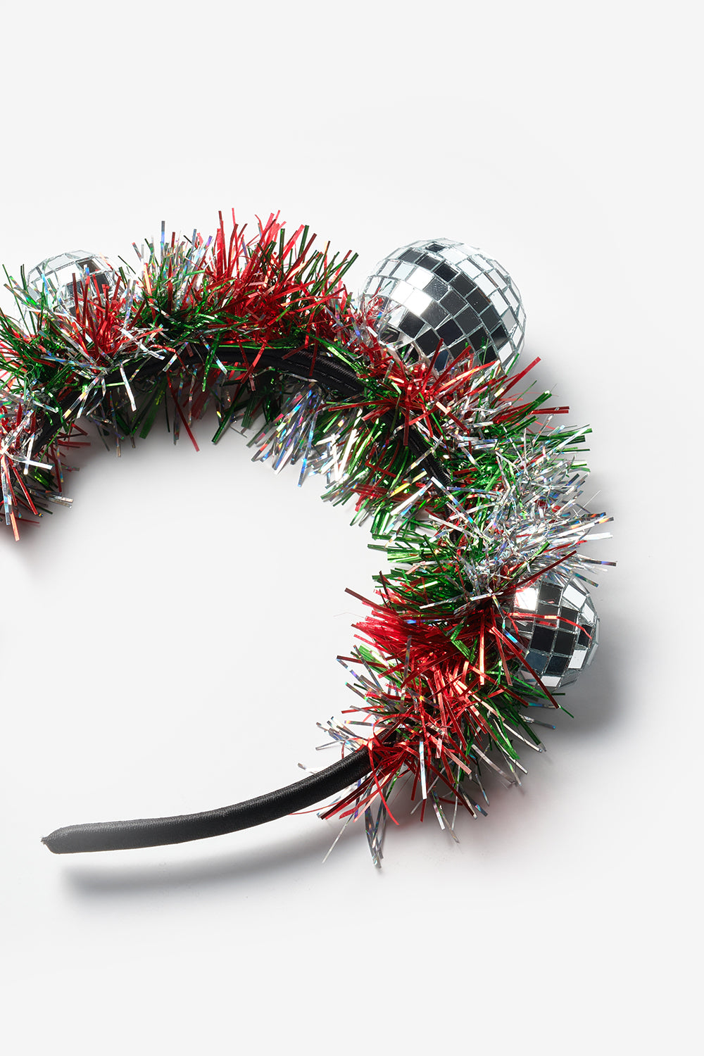 Çok Renkli  Püsküllü Süs Detaylı Kız Çocuk Yılbaşı Taç