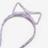 Lila Pullu Fiyonk Figürlü Kız Çocuk Taç