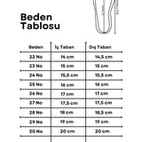 Kahverengi  Kafes Kız Çocuk Deri Sandalet