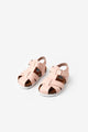 Pink Cage Girls Leather Sandals