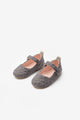 Grey Plush Teddy Girl's Shoes