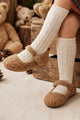 Brown Plush Teddy Girls' Shoes