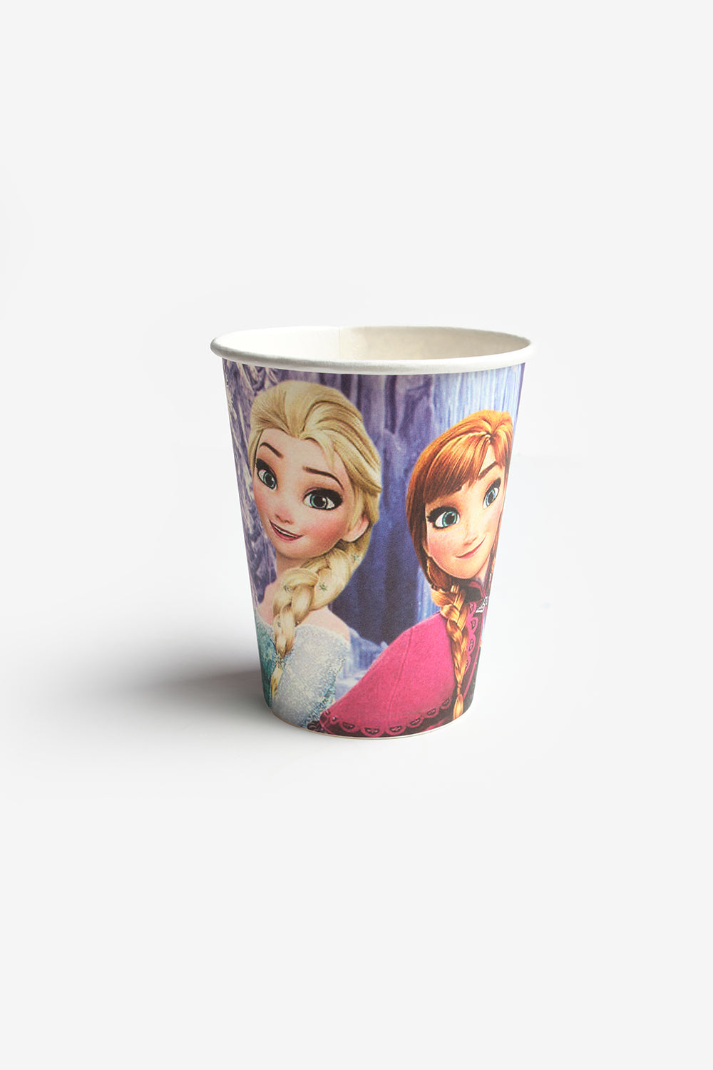 Çok Renkli  Elsa Temalı 8'li Tabak Bardak Set