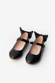 Black Butterfly Heel Girls' Shoes