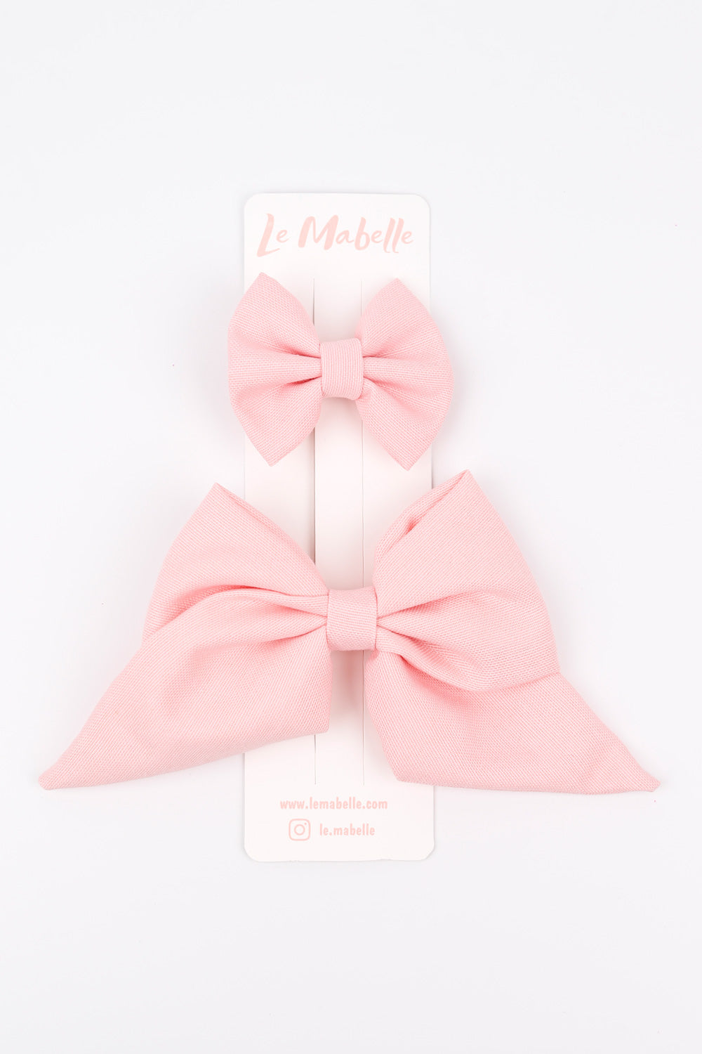Pembe  Anne Kız Klips Toka Set