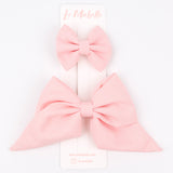 Pembe  Anne Kız Klips Toka Set