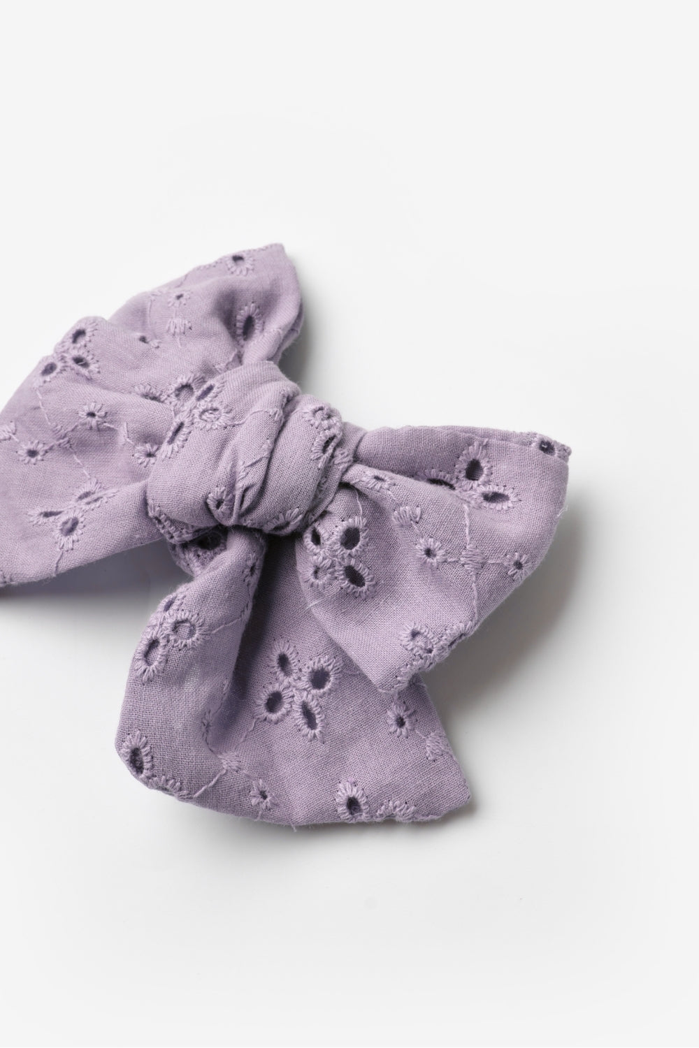 Lila Fisto Fiyonk Kız Çocuk Klips Toka