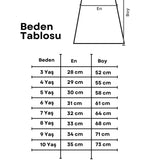 Kırmızı  Payetli Aksesuar Detaylı Kız Çocuk Elbise - Balenca