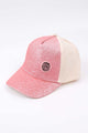 Pembe  Simli Kız Çocuk Kep Şapka