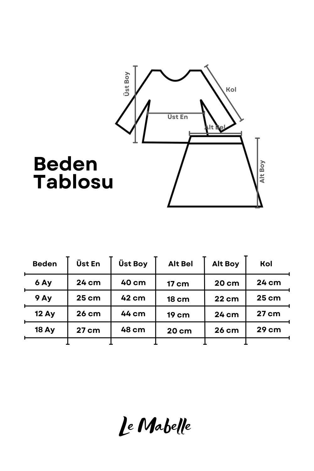 Kırmızı  Eteği Ponponlu Kız Bebek Yılbaşı İkili Takım - Lorena