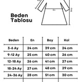 Pudra  Yıldızlı Tül Etekli Kız Bebek Elbise - Florine