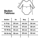 Mavi  Çorap ve Aksesuarlı Kız Bebek Romper - Randi