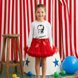 Kırmızı Kız Çocuk Tütü Etek - Bonita