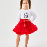 Kırmızı Kız Çocuk Tütü Etek - Bonita