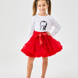 Kırmızı Kız Çocuk Tütü Etek - Bonita