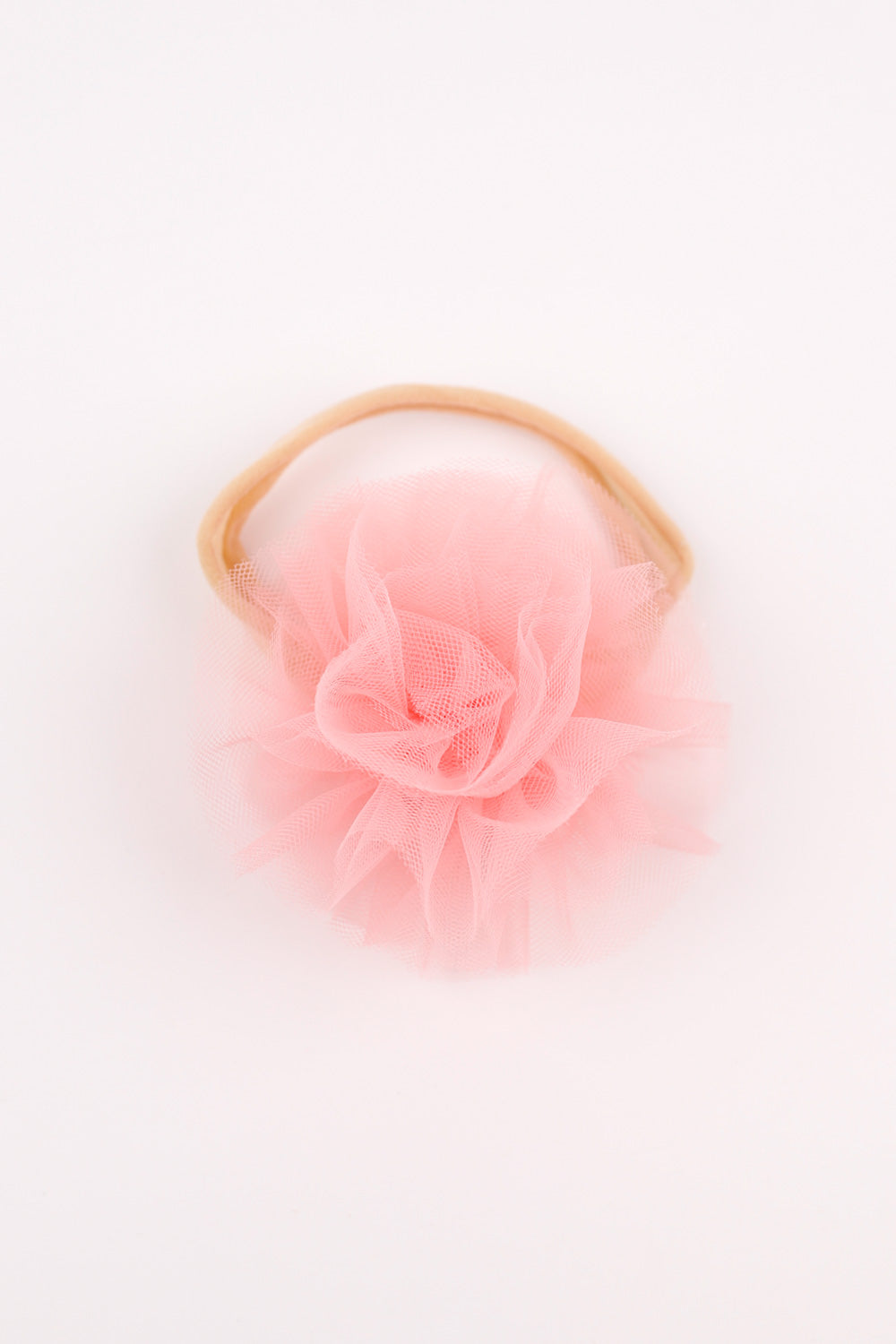 Somon  Tül Çiçek Kız Çocuk Saç Bandı