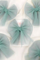 Mint Tulle Bow Girl Clip Hairclip