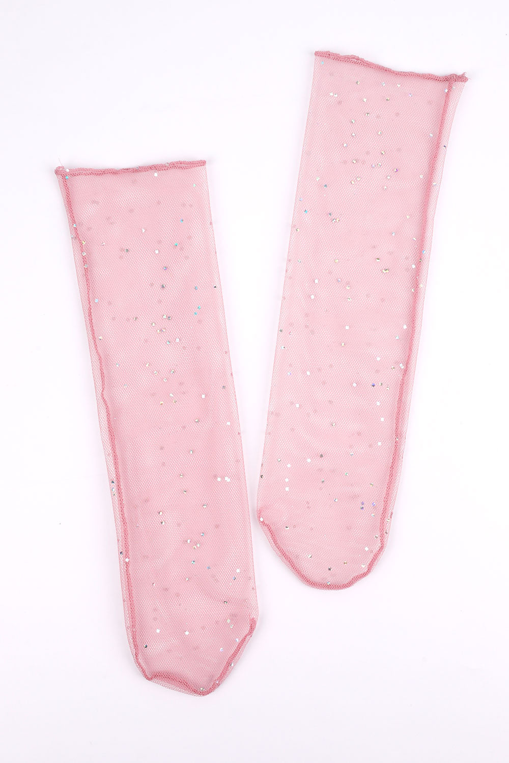 Gülkurusu Küçük Sim Detaylı Kız Çocuk Tül Çorap