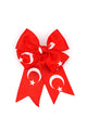 Kırmızı  Ay Yıldızlı Kız Çocuk Klips Toka
