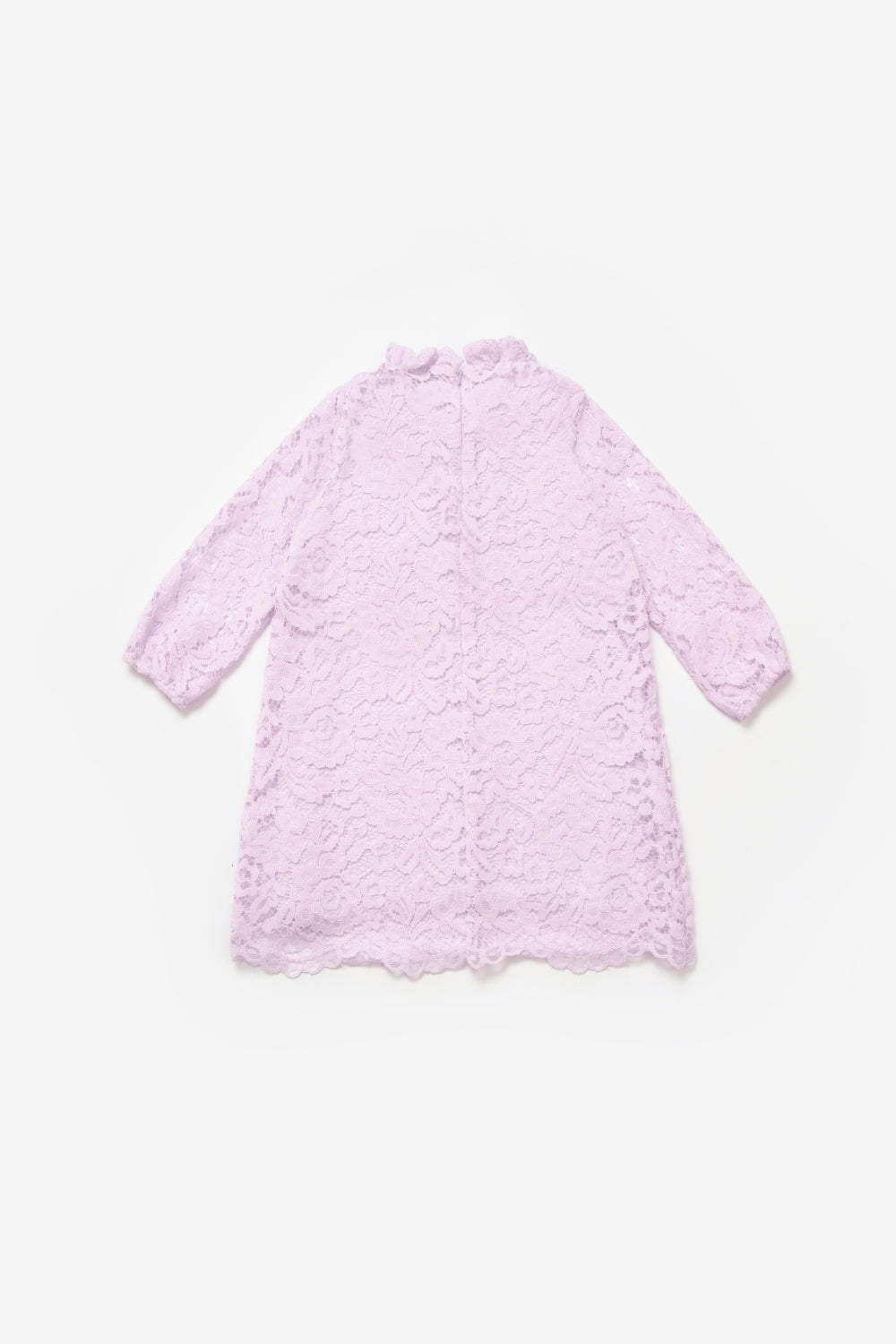 Pembe  Güpür Fiyonklu Kız Çocuk Elbise - Bessie