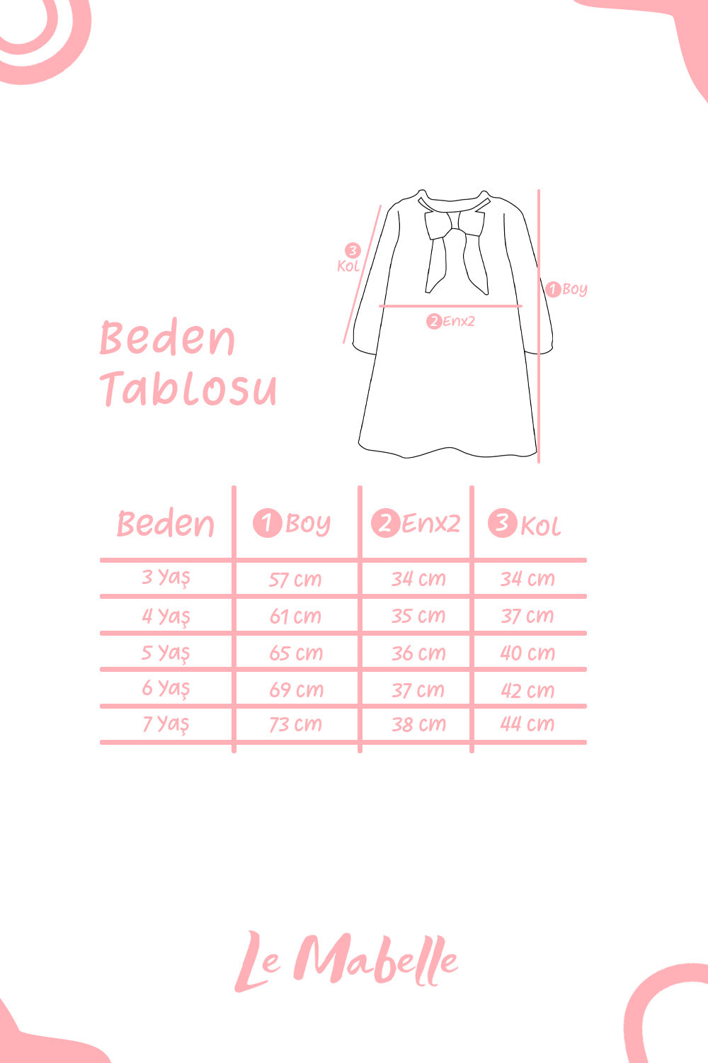 Pembe  Güpür Fiyonklu Kız Çocuk Elbise - Bessie