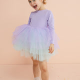 Lila  Tütü Etekli Kız Çocuk Balerin Elbise - Miranda