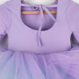 Lila Tütü Etekli Kız Çocuk Balerin Elbise - Miranda