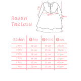 Bordo  Dantel Detaylı Bordo Kız Çocuk Elbise - Gina