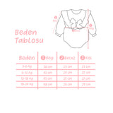 Lila  Fisto Yakalı Keten Kız Bebek Romper - Tallis
