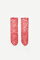 Red Little Star Detailed Girls' Tulle Socks