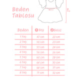 Beyaz Taçlı Organze Kız Çocuk Parti Elbisesi - Carlene