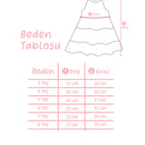 Ekru  Kolsuz Fisto Kız Çocuk Elbise - Mardelle