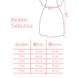 Pembe  Yıldızlı Tül Etekli Kız Çocuk Elbise - Elsa