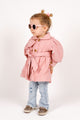 Gülkurusu  Astarlı Kız Çocuk Trençkot - Jessie